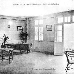 Vue intérieure de la salle de réunion, au premier étage du bâtiment, vers (…)