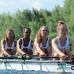 Virginie Liot (au 4) Championnat d'Europe